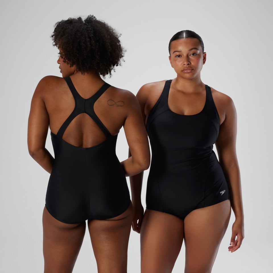 Women's Conservative Ultraback One Piece Black