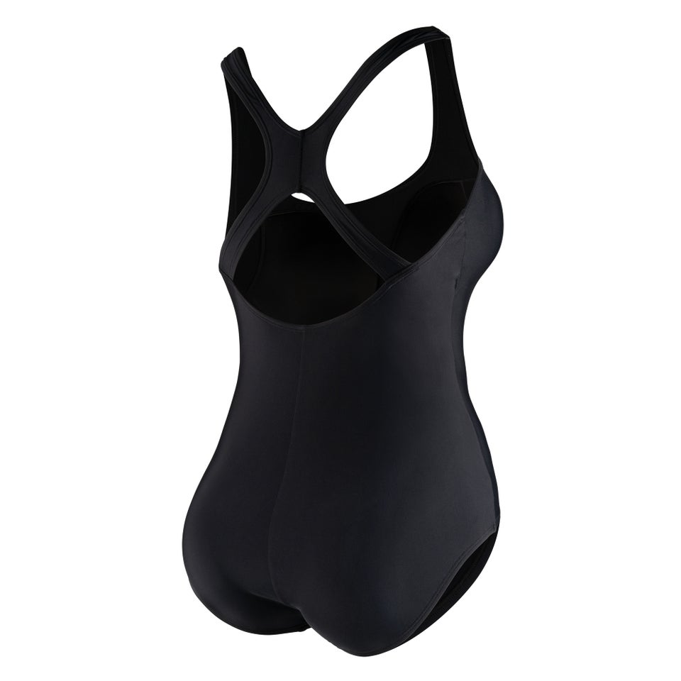 Women's Conservative Ultraback Plus One Piece Black