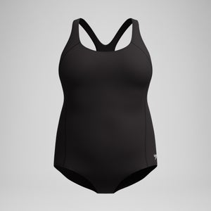 Plus Conservative Ultraback With Princess Seam - Black | Size 20