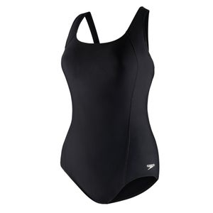 Women's Plus Conservative Ultraback With Princess Seam Black