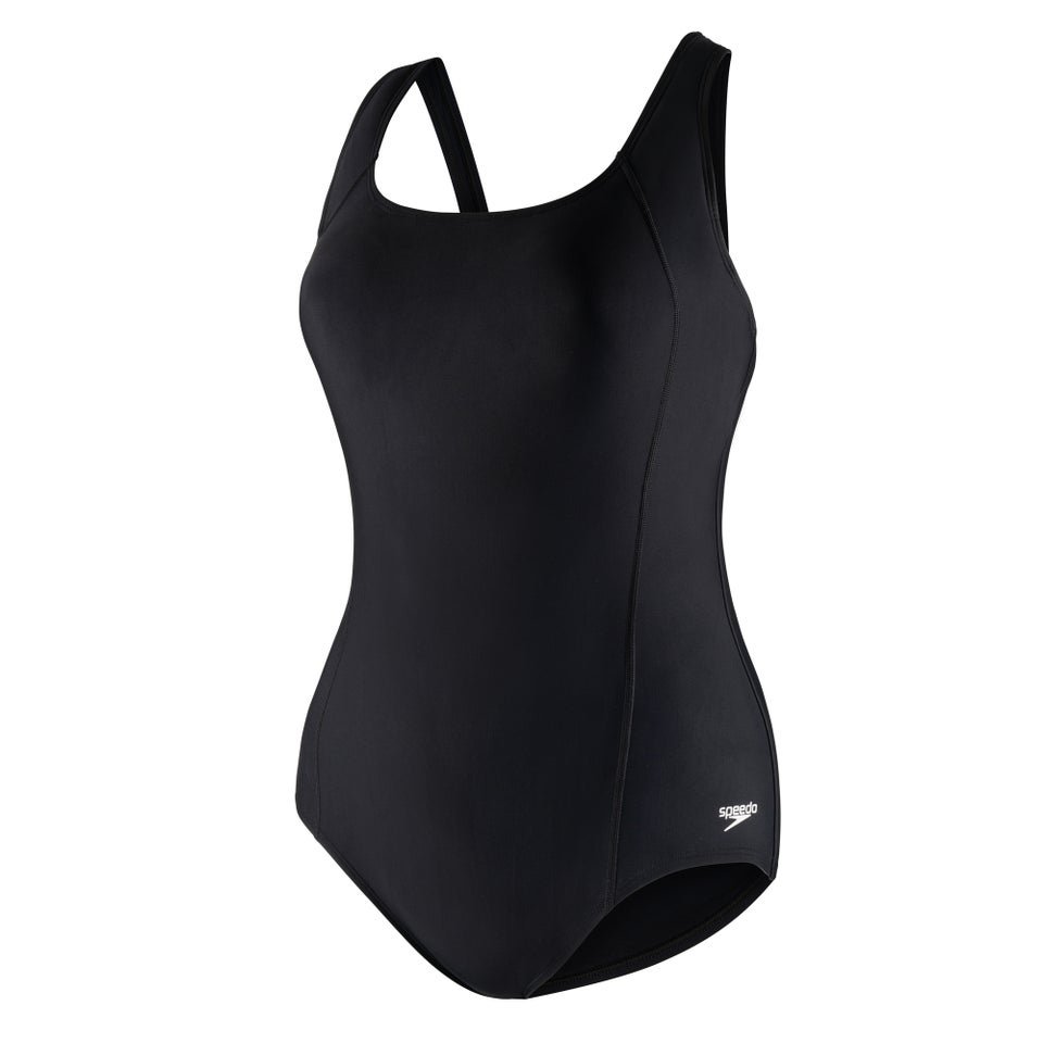 Women's Conservative Ultraback Plus One Piece Black