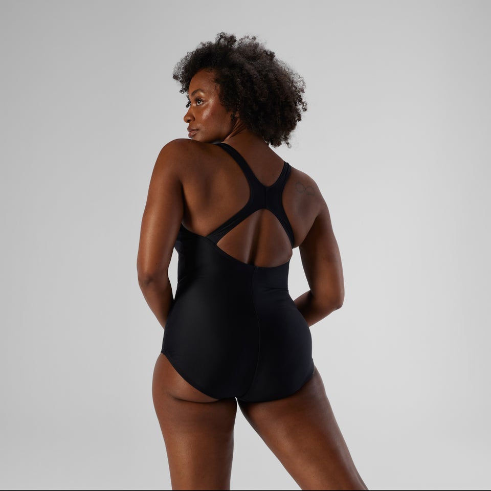 Women's Moderate Ultraback Long One Piece Black