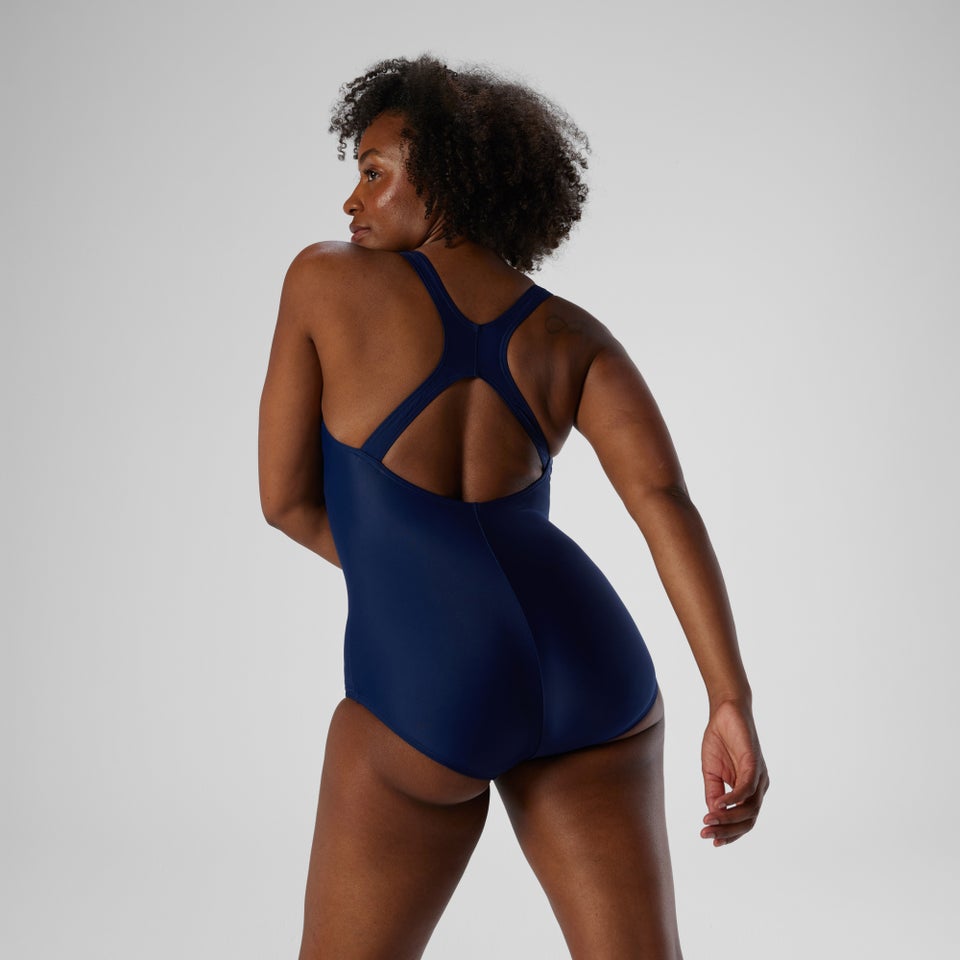 Women's Moderate Ultraback Long One Piece Navy