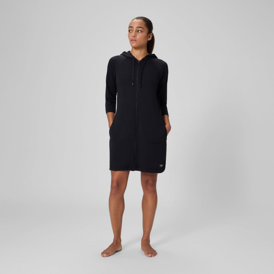 Women's Aquatic Fitness Robe Black