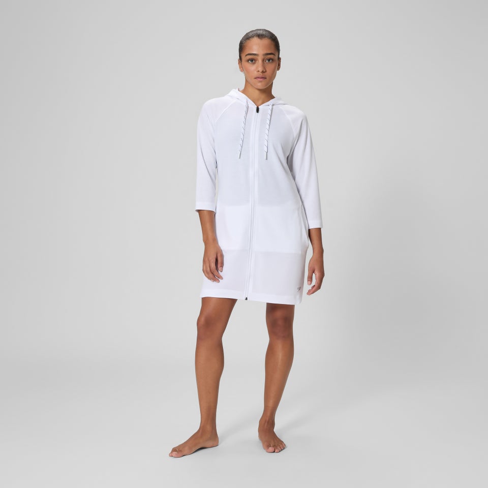 Women's Aquatic Fitness Robe White