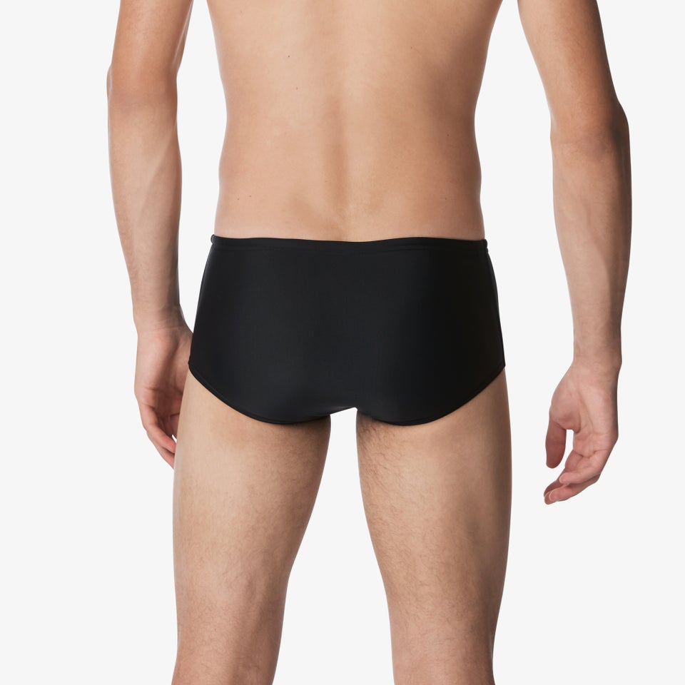 Men's Solid 5" Dive Swim Bottom Black