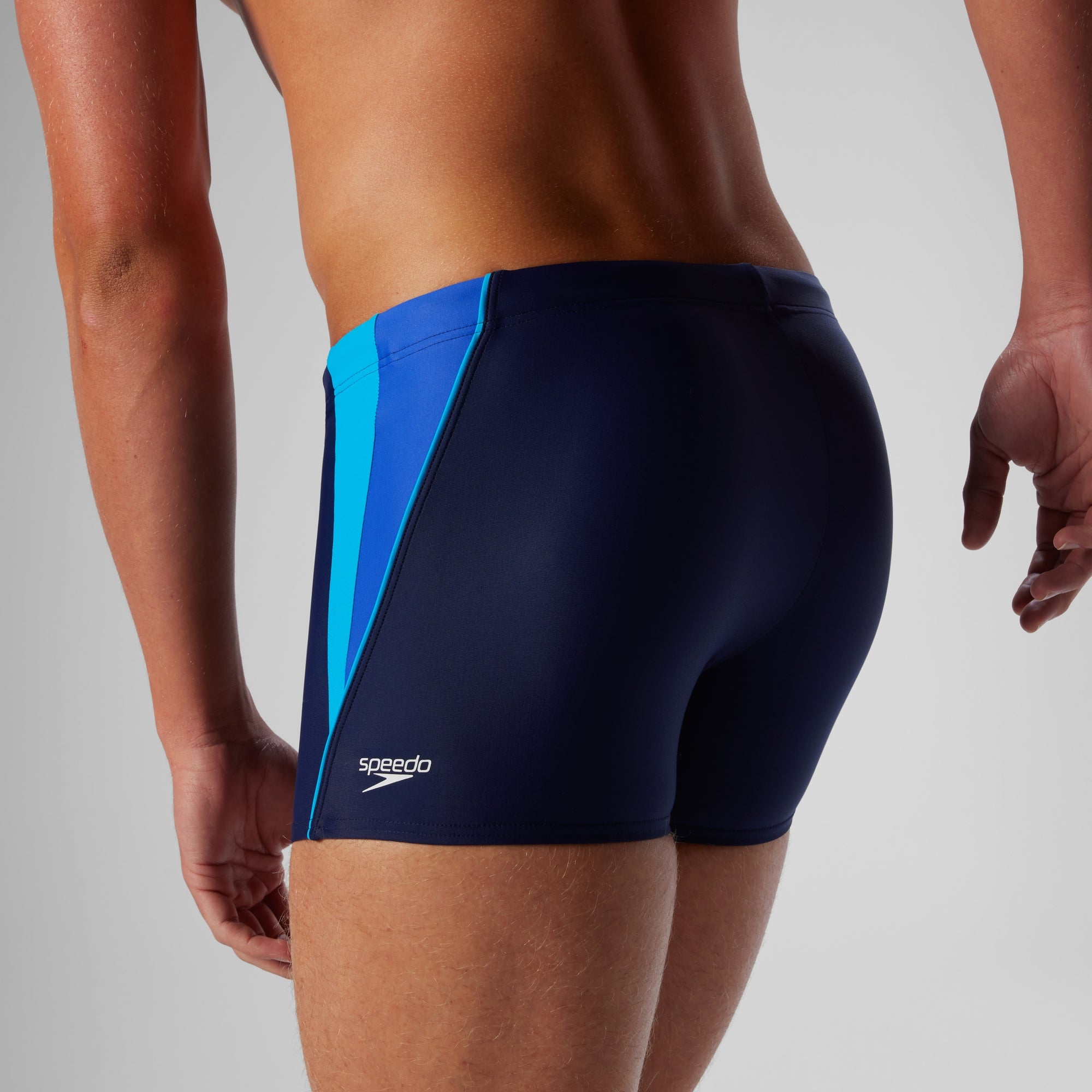 Men's Fitness Splice Square Leg Navy | Speedo USA