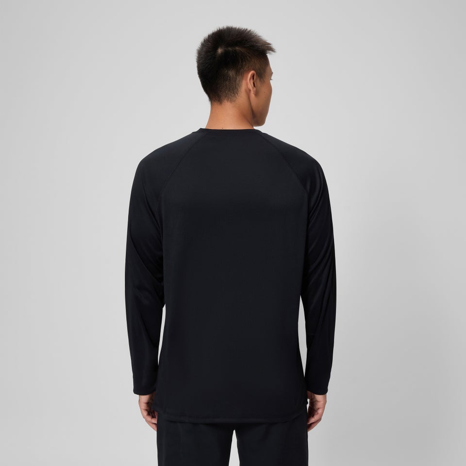 Men's Easy Long Sleeve Rashguard Black