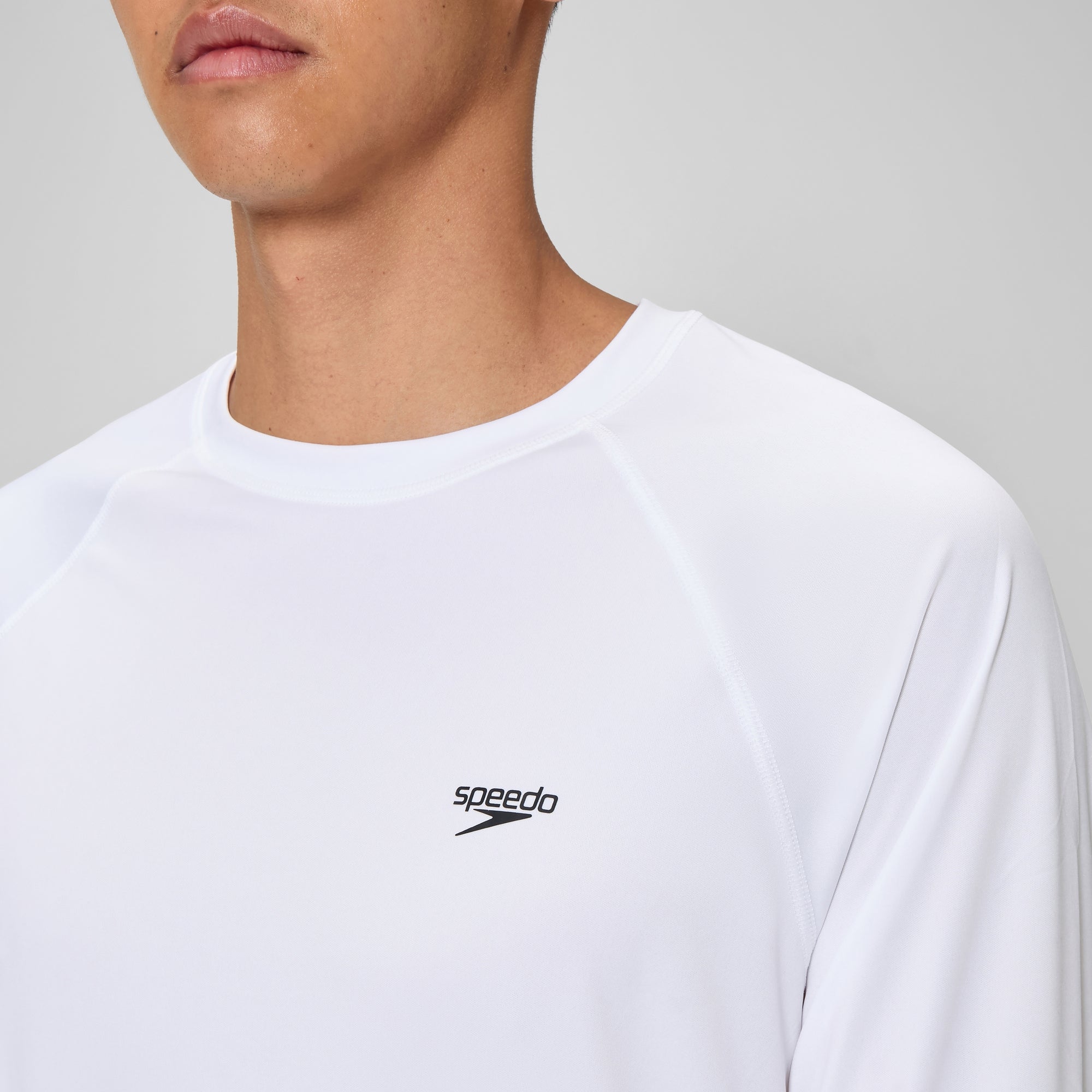 Men's Easy Long Sleeve Rashguard White | Speedo USA