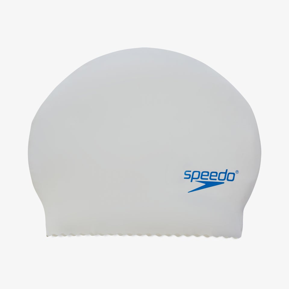 Bonnet en latex couleur unie pour juniors, blanc