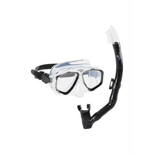 Adult Adventure Mask & Snorkel Set Black - One Size