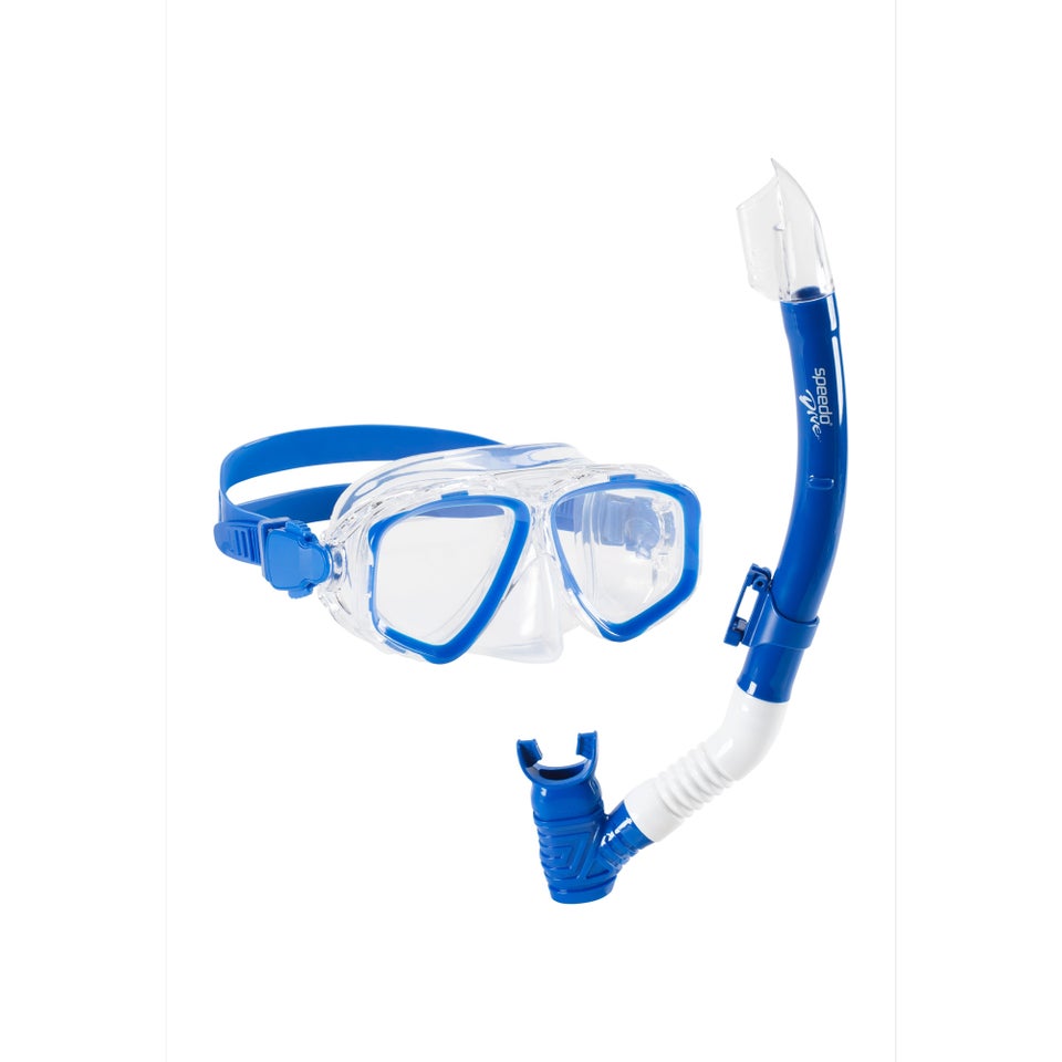 Junior Adventure Mask & Snorkel Set Blue