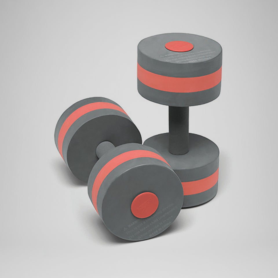 Haltères de fitness aquatique pour adultes, gris