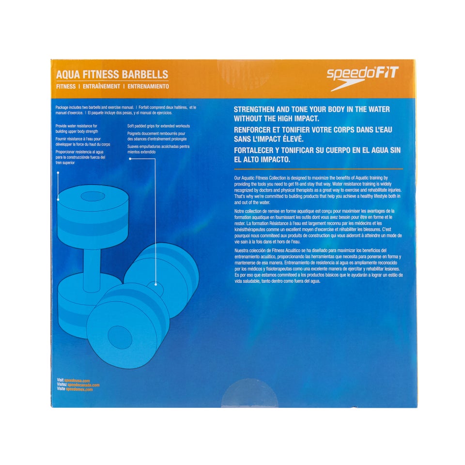 Aquatic Fitness Barbells Gray