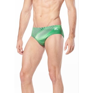 Warped Weave Brief - Green |Size 24