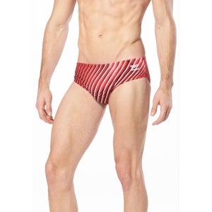 Warped Weave Brief - Red | Size 24
