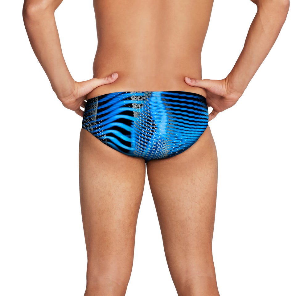 Men's Coded Riff Brief Blue