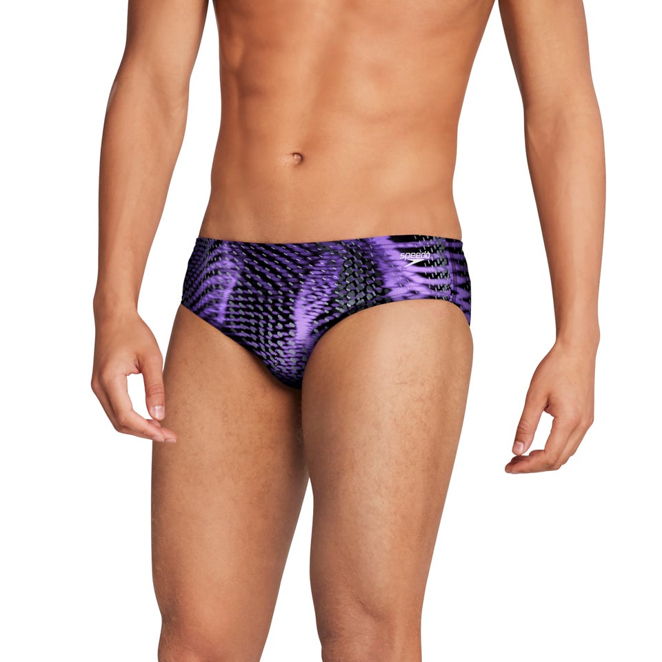 Men's Coded Riff Brief Purple