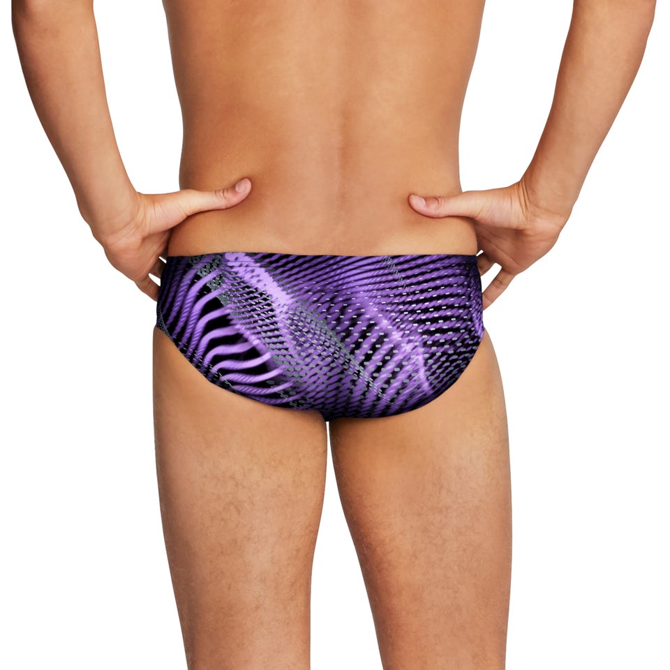 Men's Coded Riff Brief Purple