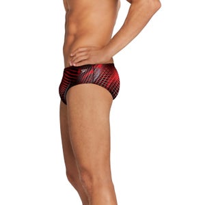 Men's Coded Riff Brief Red