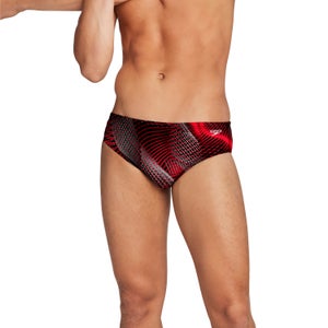 Men's Coded Riff Brief Red