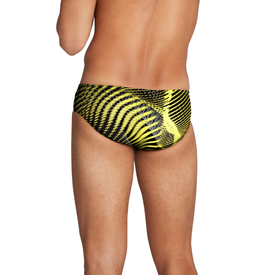 Men's Coded Riff Brief Yellow