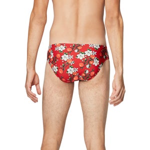 Men's Caeleb Printed Brief Red