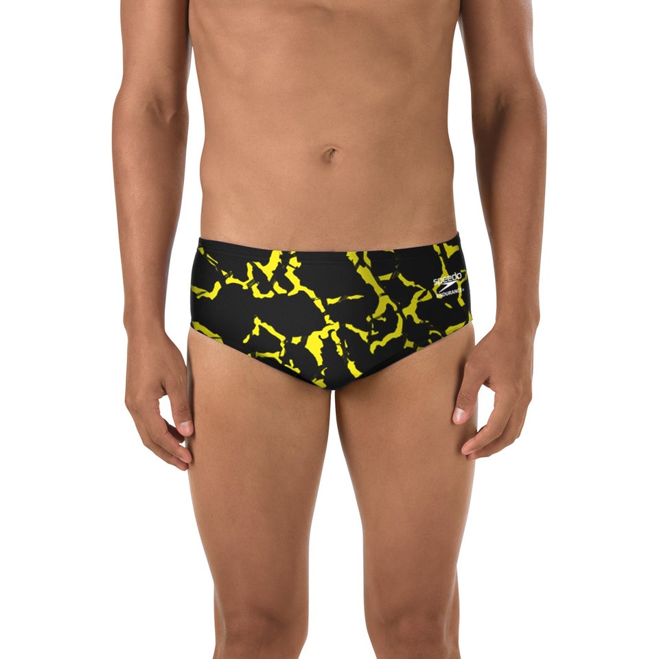 Men's Wrack It Up Brief Yellow