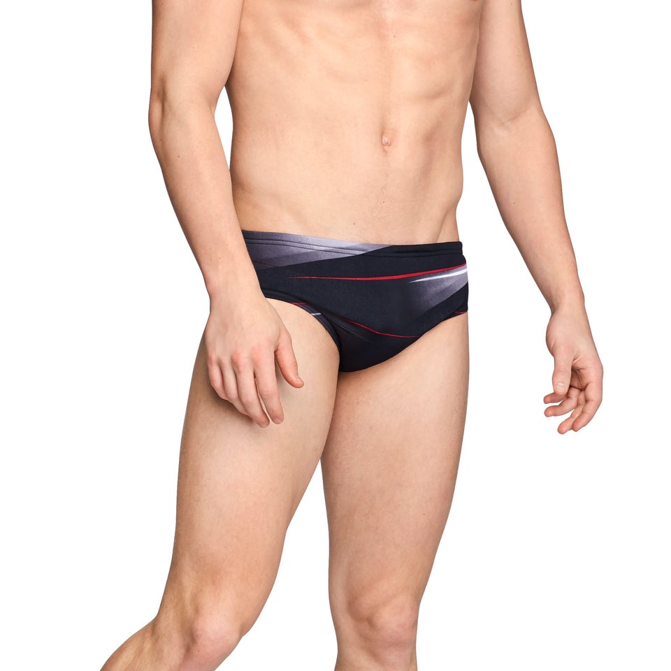 Men's Infinite Pulse Brief Red/Black