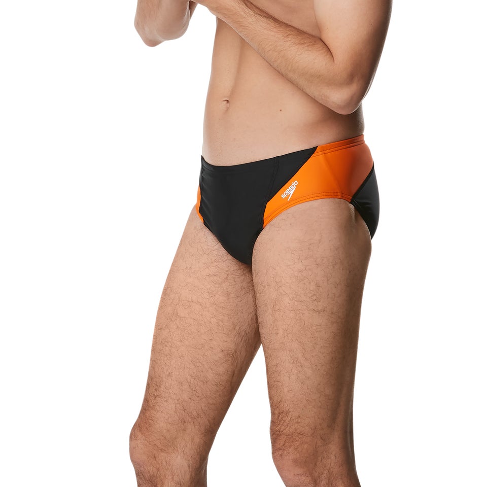 Men's New Splice Brief Orange