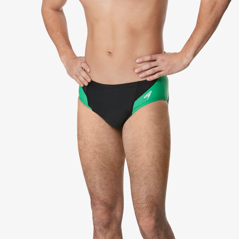 Men's New Splice Brief Green