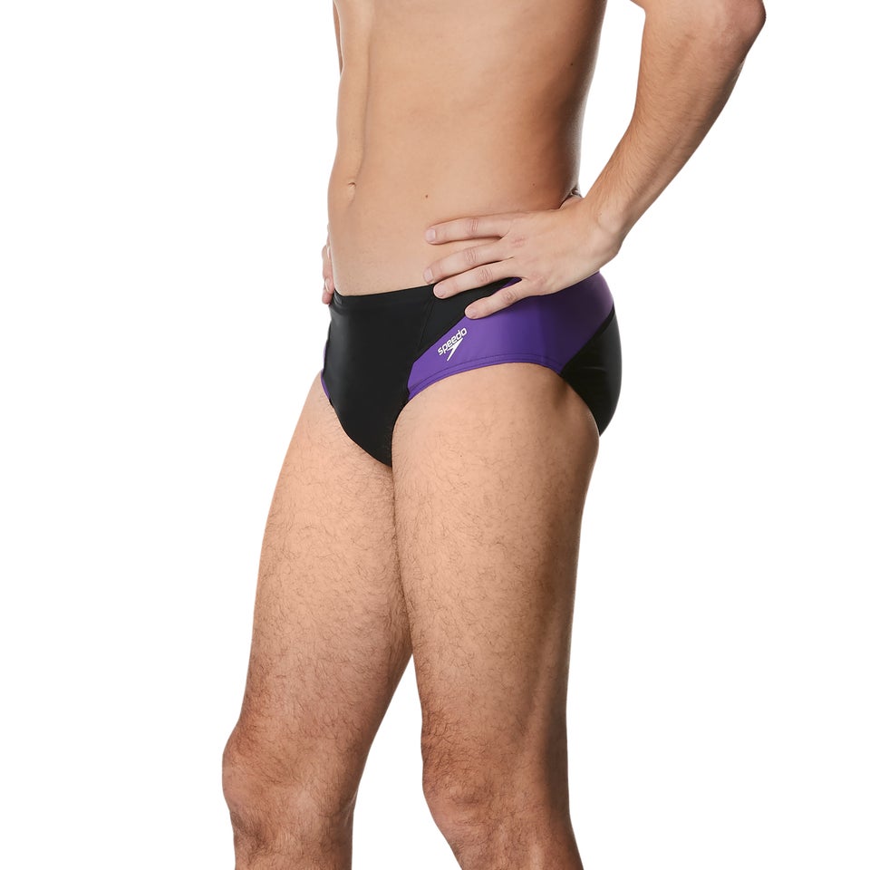 Men's New Splice Brief Purple