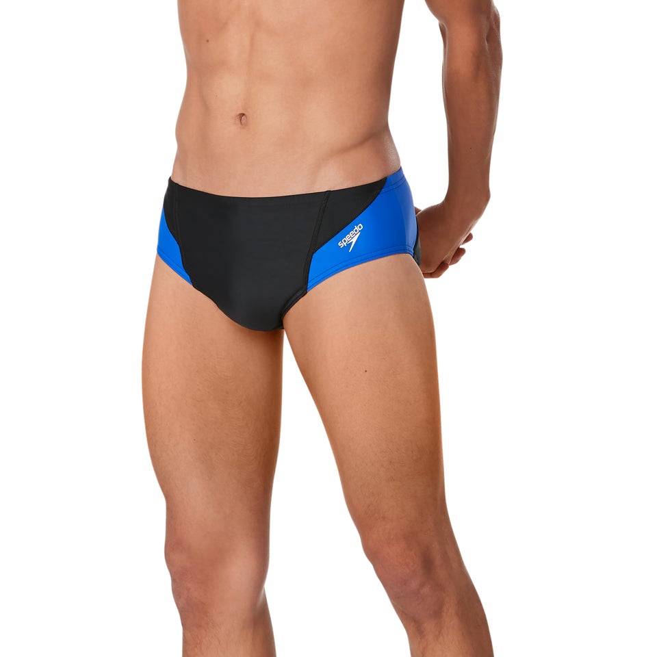 Men's New Splice Brief Blue/Black