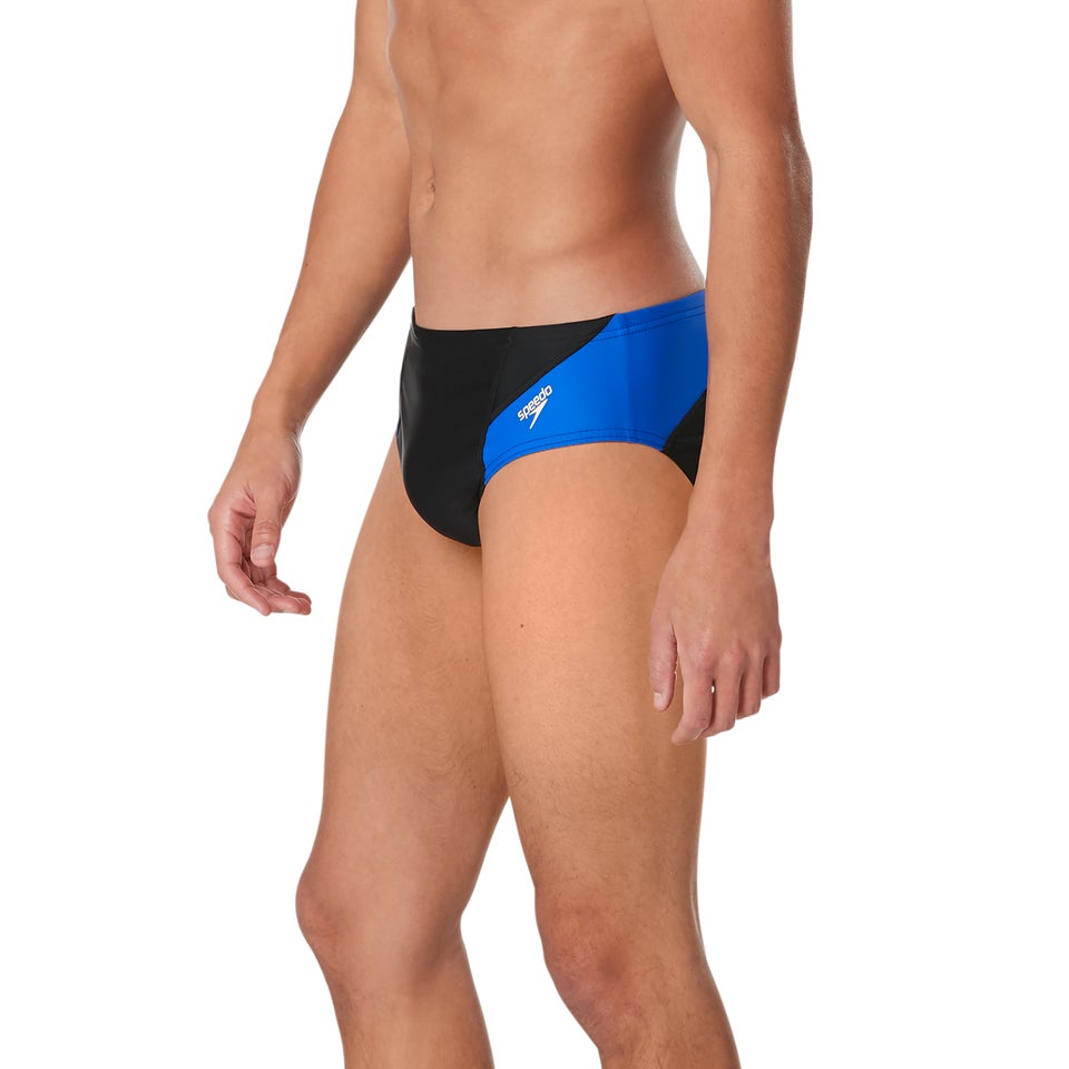 Men's New Splice Brief Blue/Black
