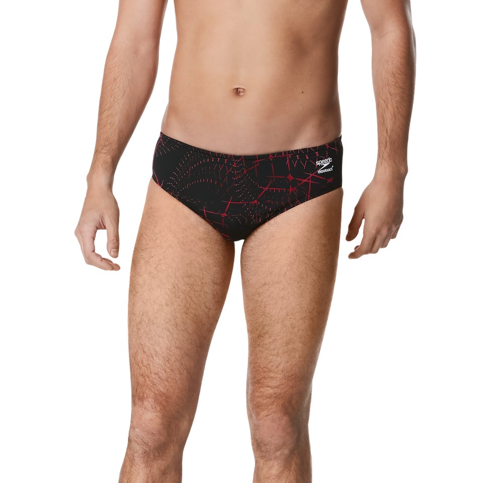 Men's Galactic Highway Brief Red