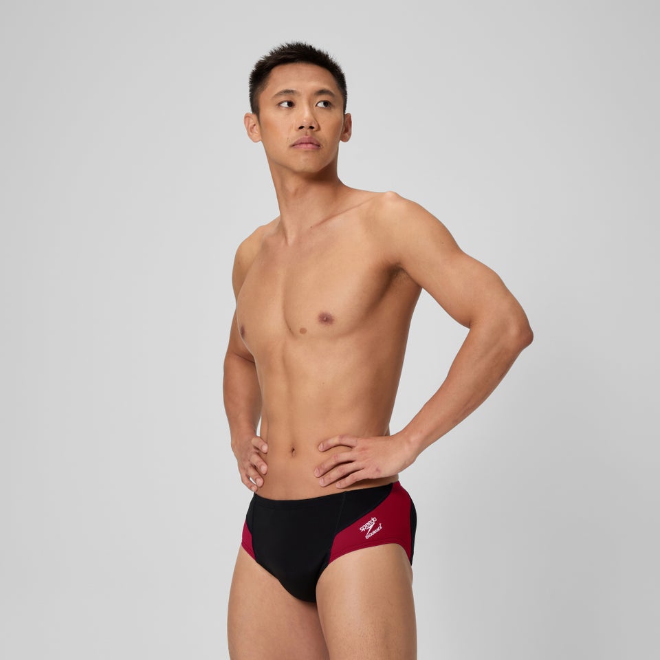 Men's Spark Splice Brief Red