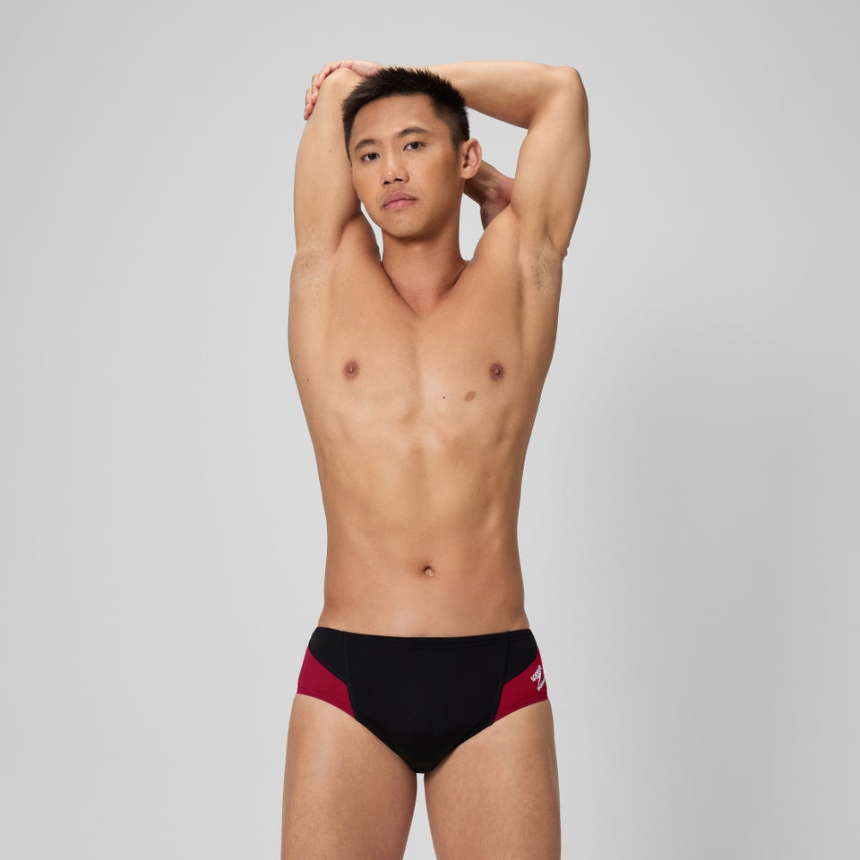 Men's Spark Splice Brief Red