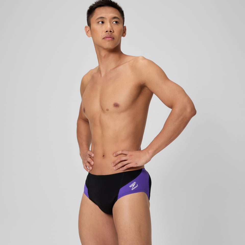 Men's Spark Splice Brief Purple