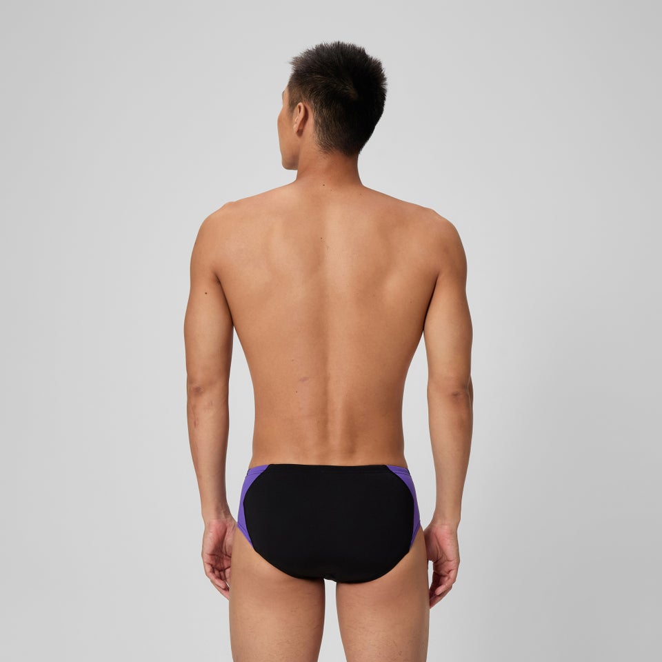 Men's Spark Splice Brief Purple