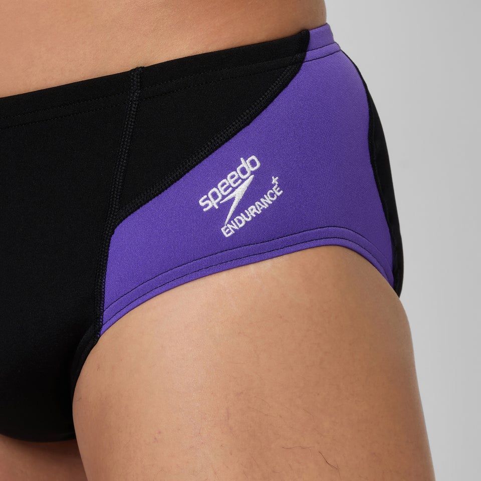 Men's Spark Splice Brief Purple