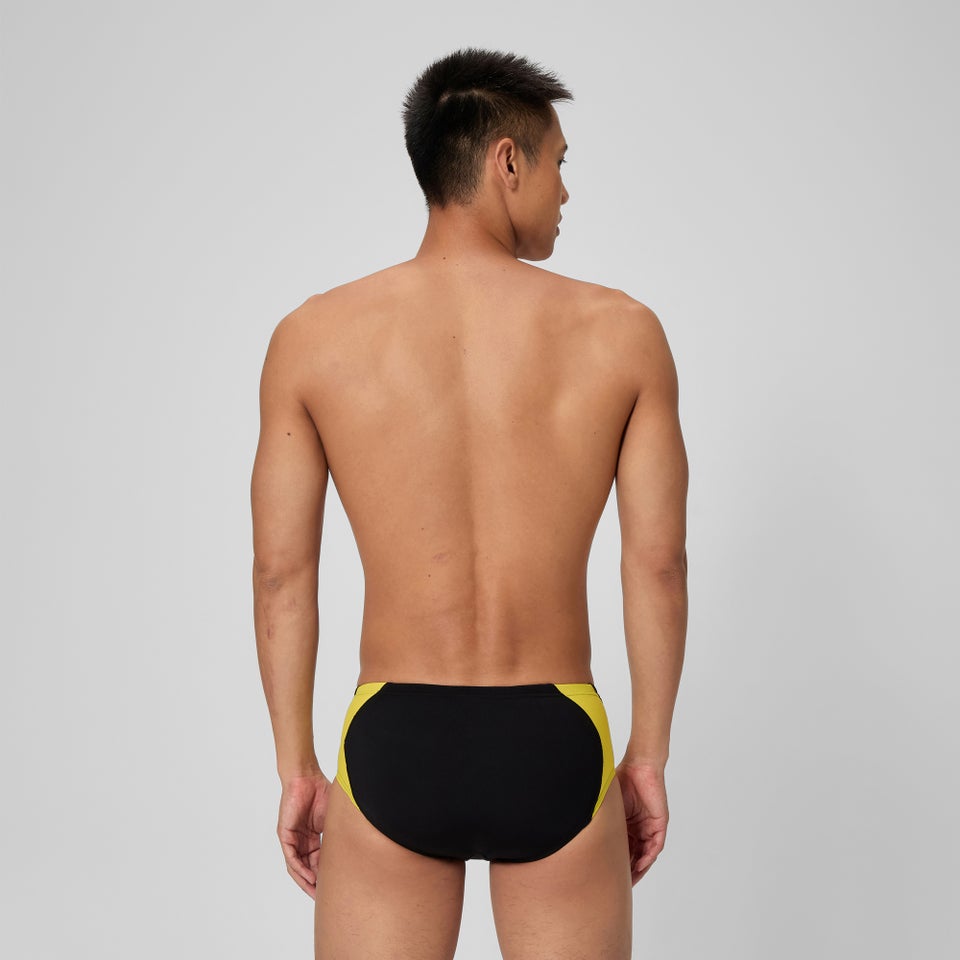 Men's Spark Splice Brief Yellow