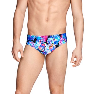 Printed One Brief - Bright Blue | Size 28