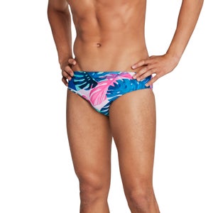 Printed One Brief - Blue/Pink | Size 24
