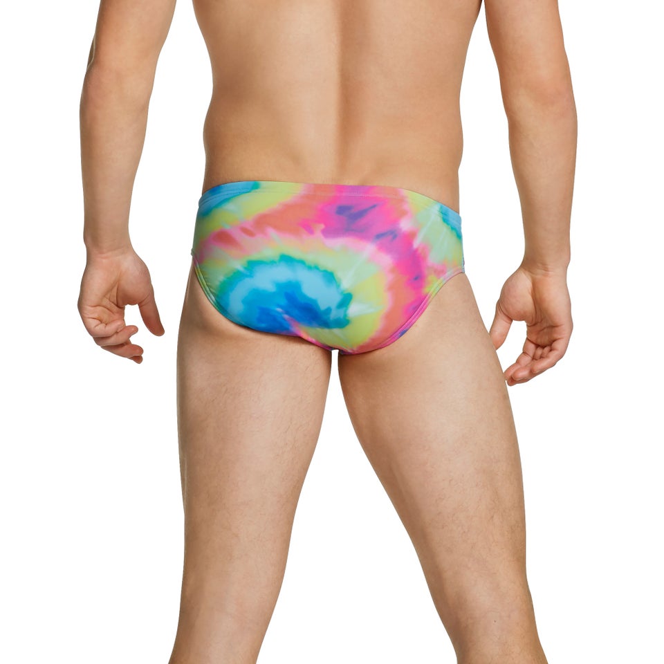 Printed One Brief Multi Pink Blue