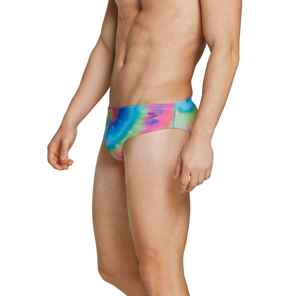 Printed One Brief Multi Pink Blue