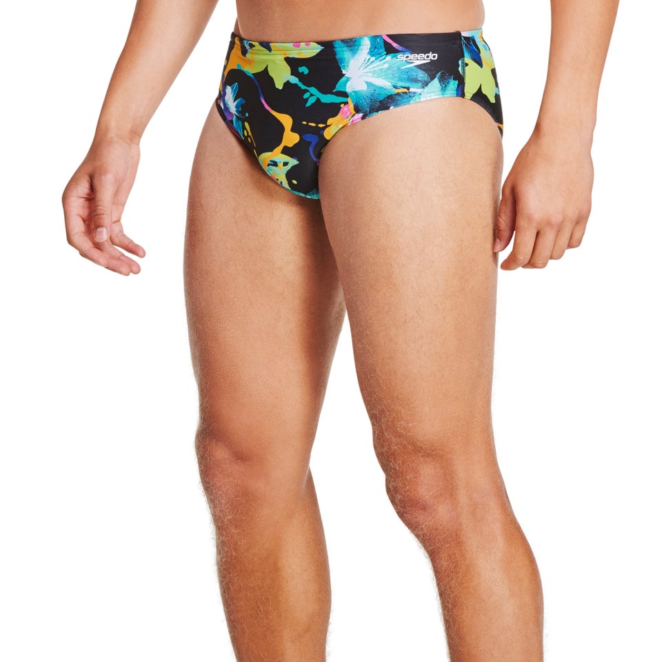 Printed One Brief Yellow