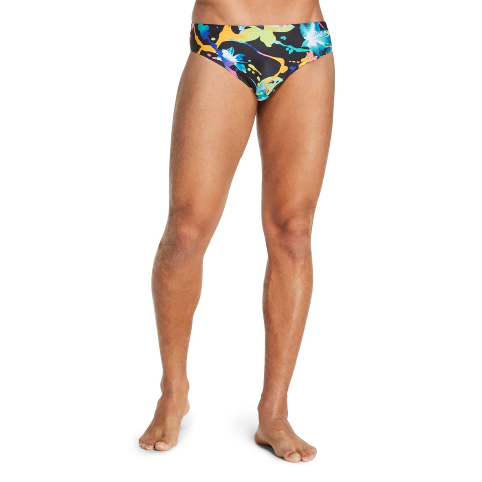 Printed One Brief Yellow