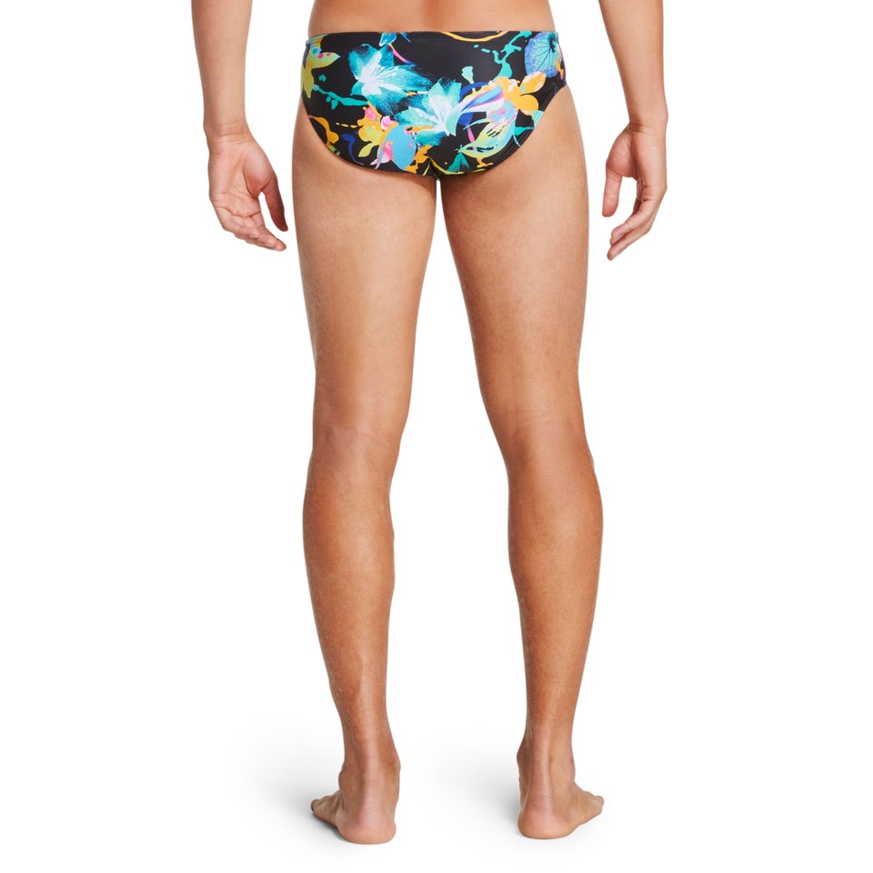 Printed One Brief Yellow