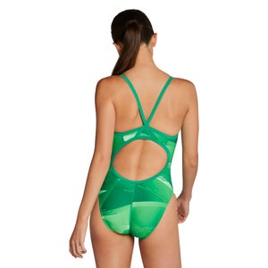 Women's Lane Game Flyback One Piece Green