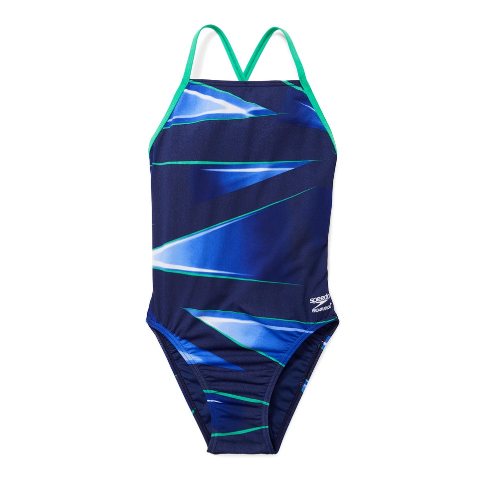 Women's Infinite Pulse Crossback One Piece Blue